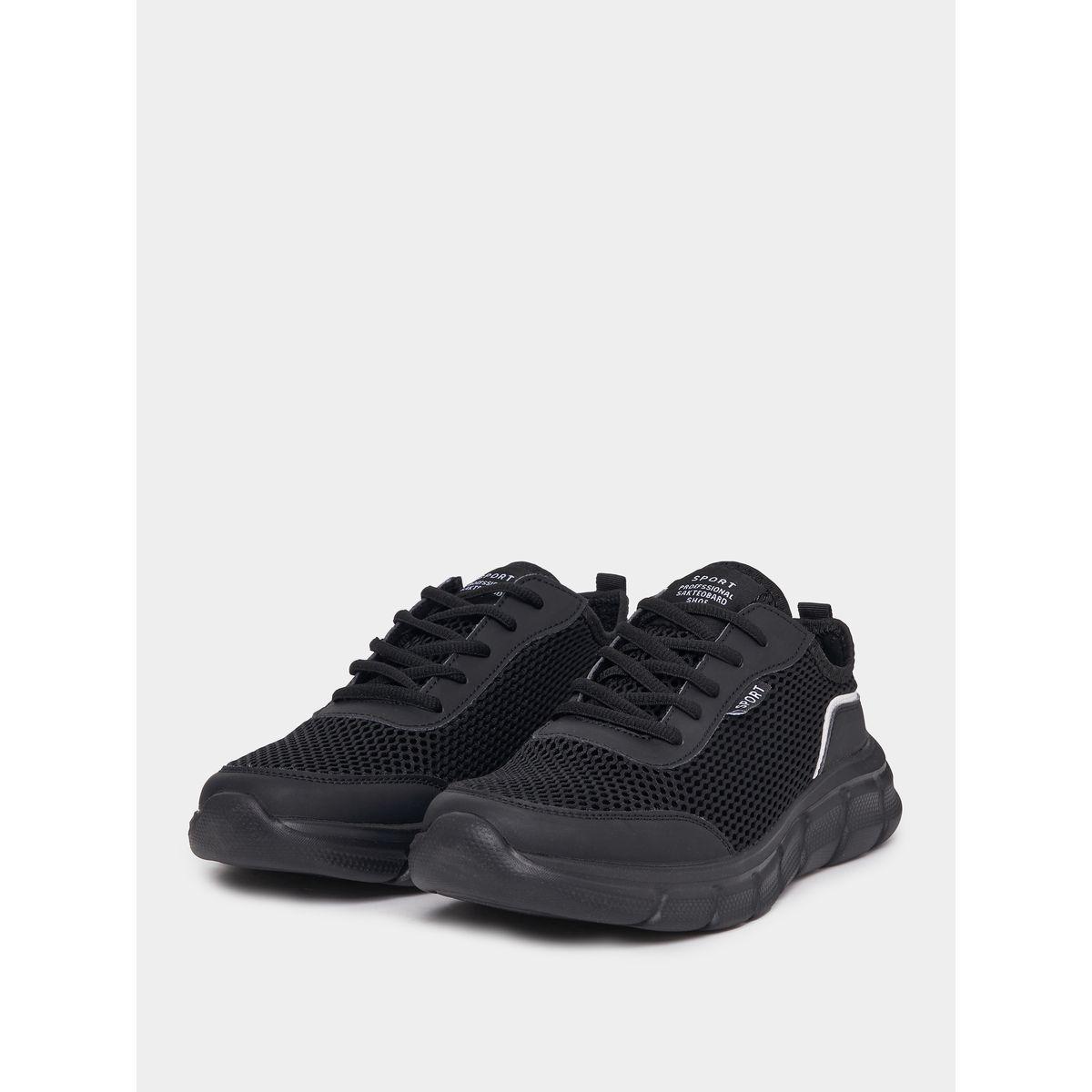 Styli Breathable Knitted Lace Up Sneakers-men-shoes-sneakers-image-2