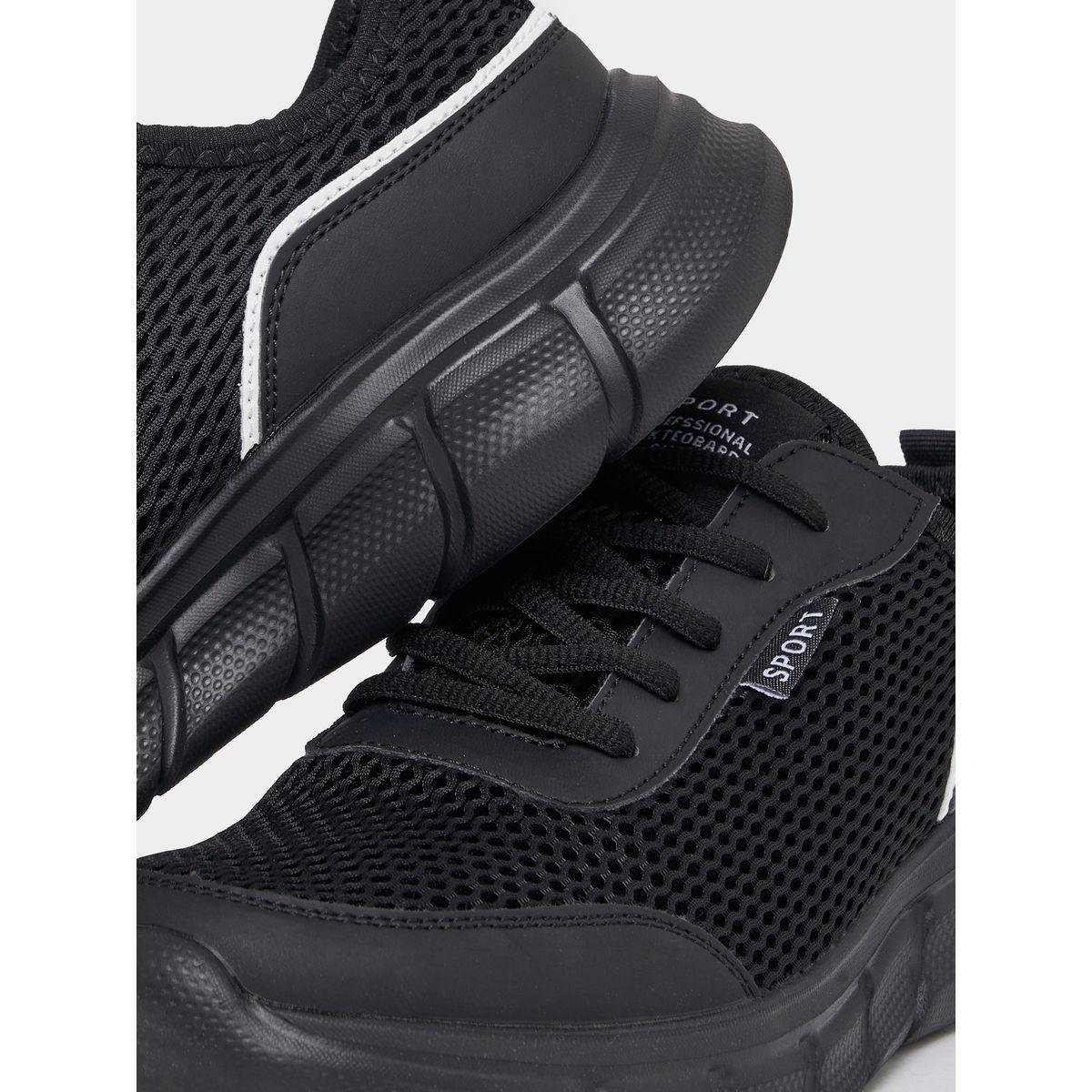 Styli Breathable Knitted Lace Up Sneakers-men-shoes-sneakers-image-4
