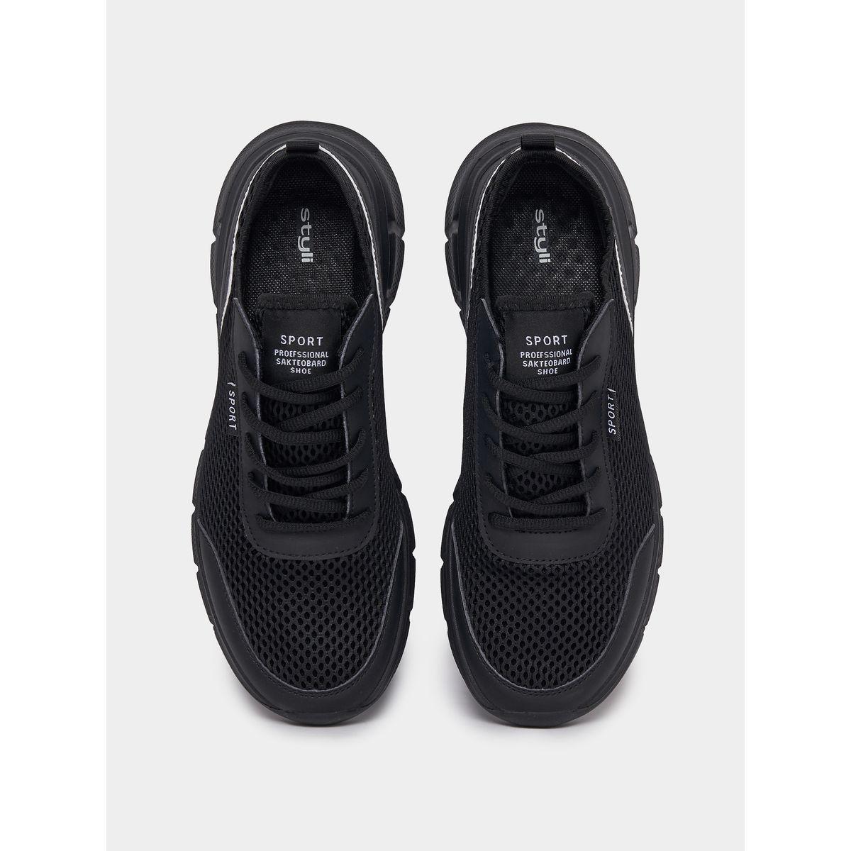 Styli Breathable Knitted Lace Up Sneakers-men-shoes-sneakers-image-5