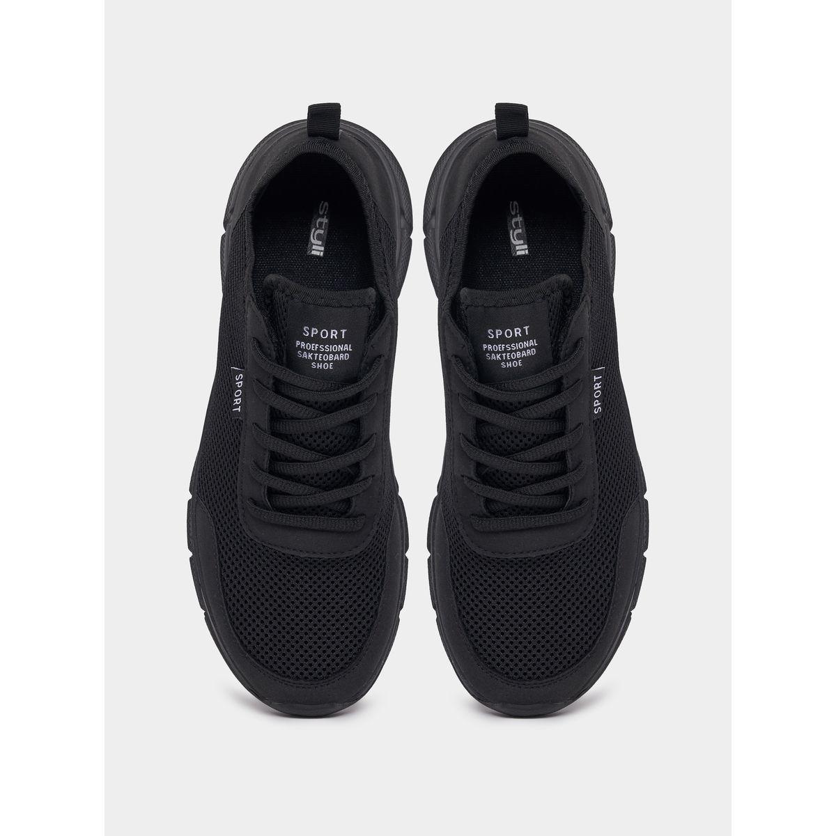 Styli Breathable Lightweight Mesh Lace Up Sneakers-men-shoes-sneakers-image-5