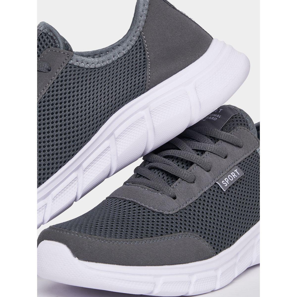Styli Breathable Lightweight Mesh Lace Up Sneakers-men-shoes-sneakers-image-4