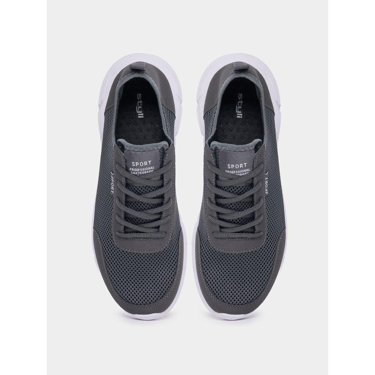 Styli Breathable Lightweight Mesh Lace Up Sneakers-men-shoes-sneakers-image-5