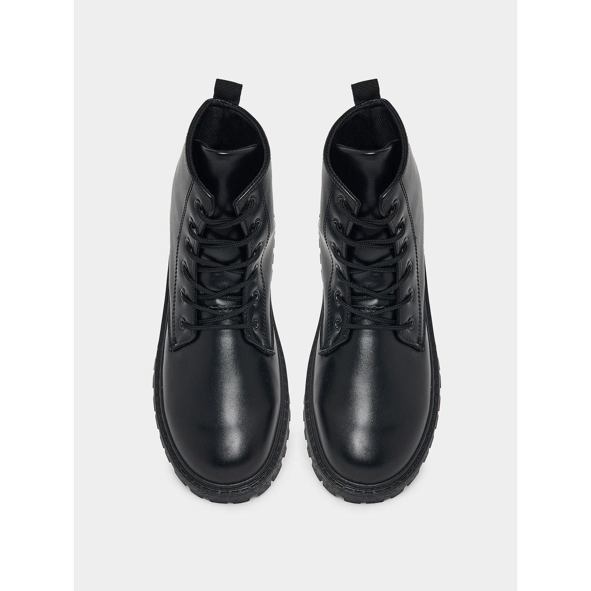 Styli Lace Up High Top Combat Boots-men-shoes-boots-image-5