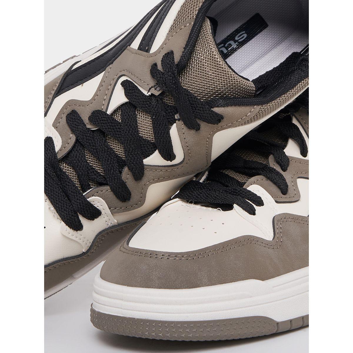 حذاء سنيكرز بنعل بلاتفورم ورباط غلق-men-shoes-sneakers-image-4