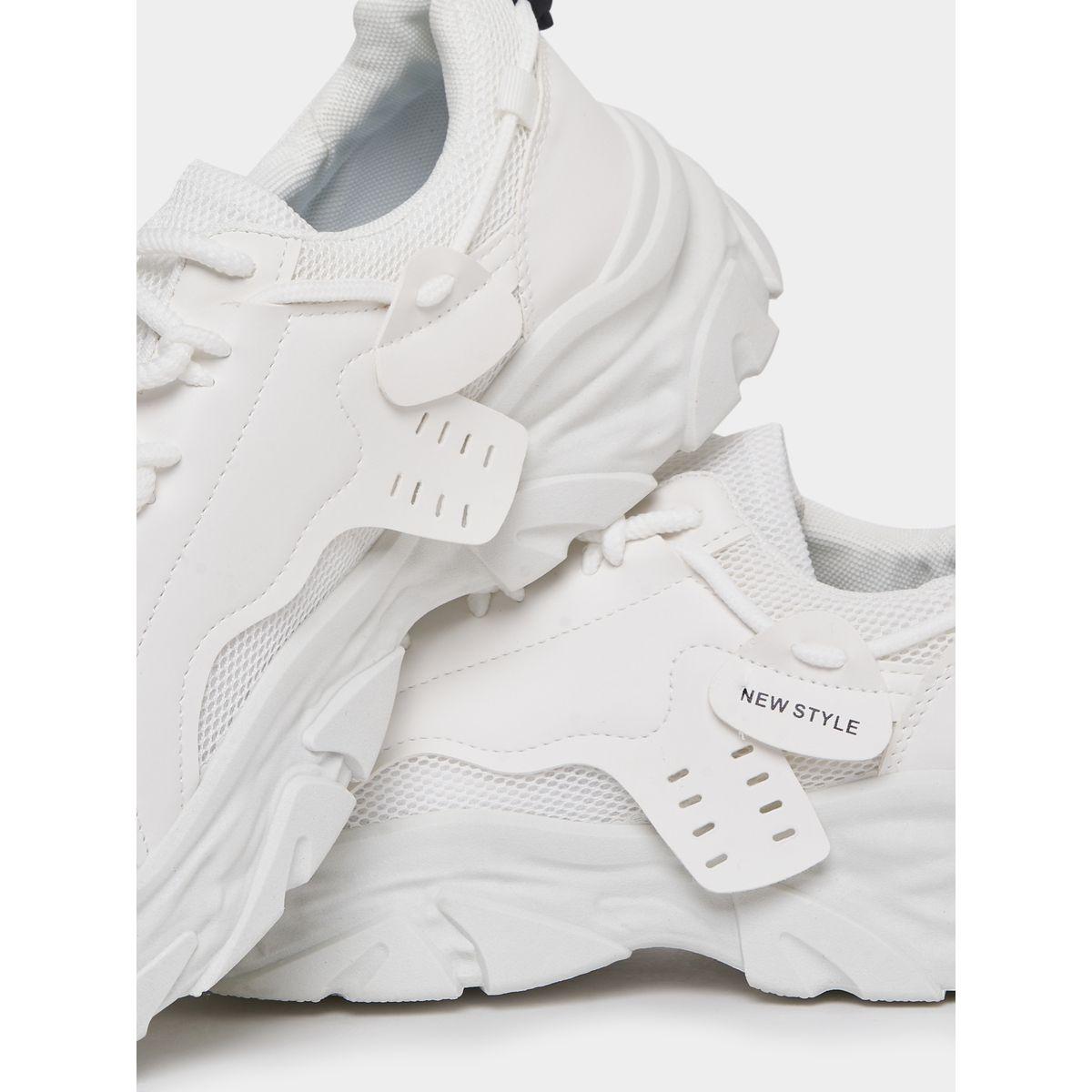 Styli Lace Up Closure Chunky Sneakers-men-shoes-sneakers-image-4