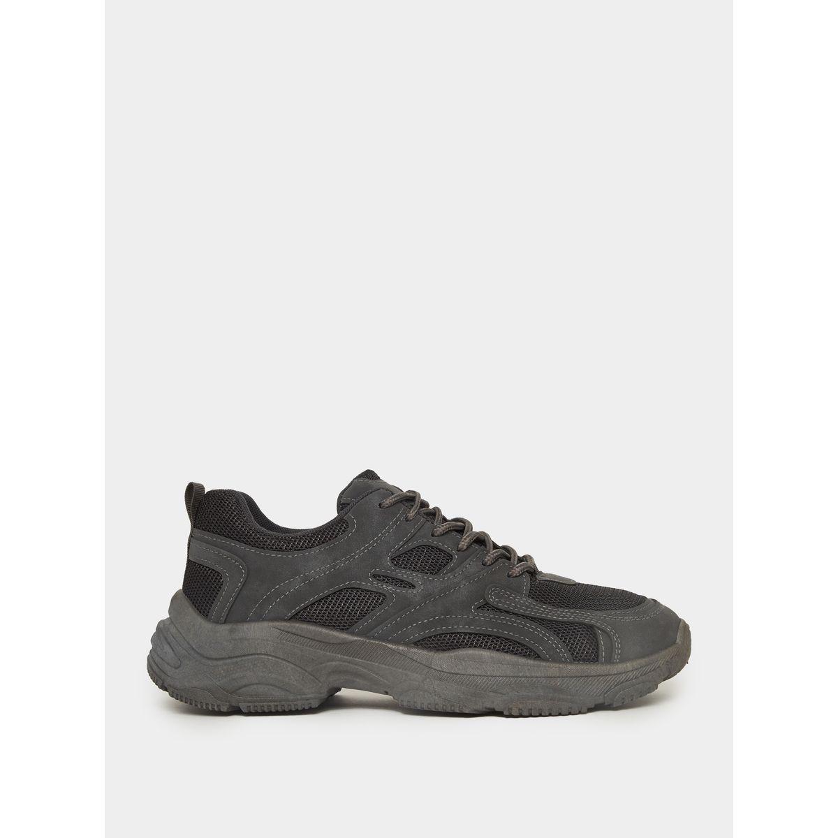 Styli Slip Resistant Breathable Lace Up Chunky Sneakers-men-shoes-sneakers-image-2