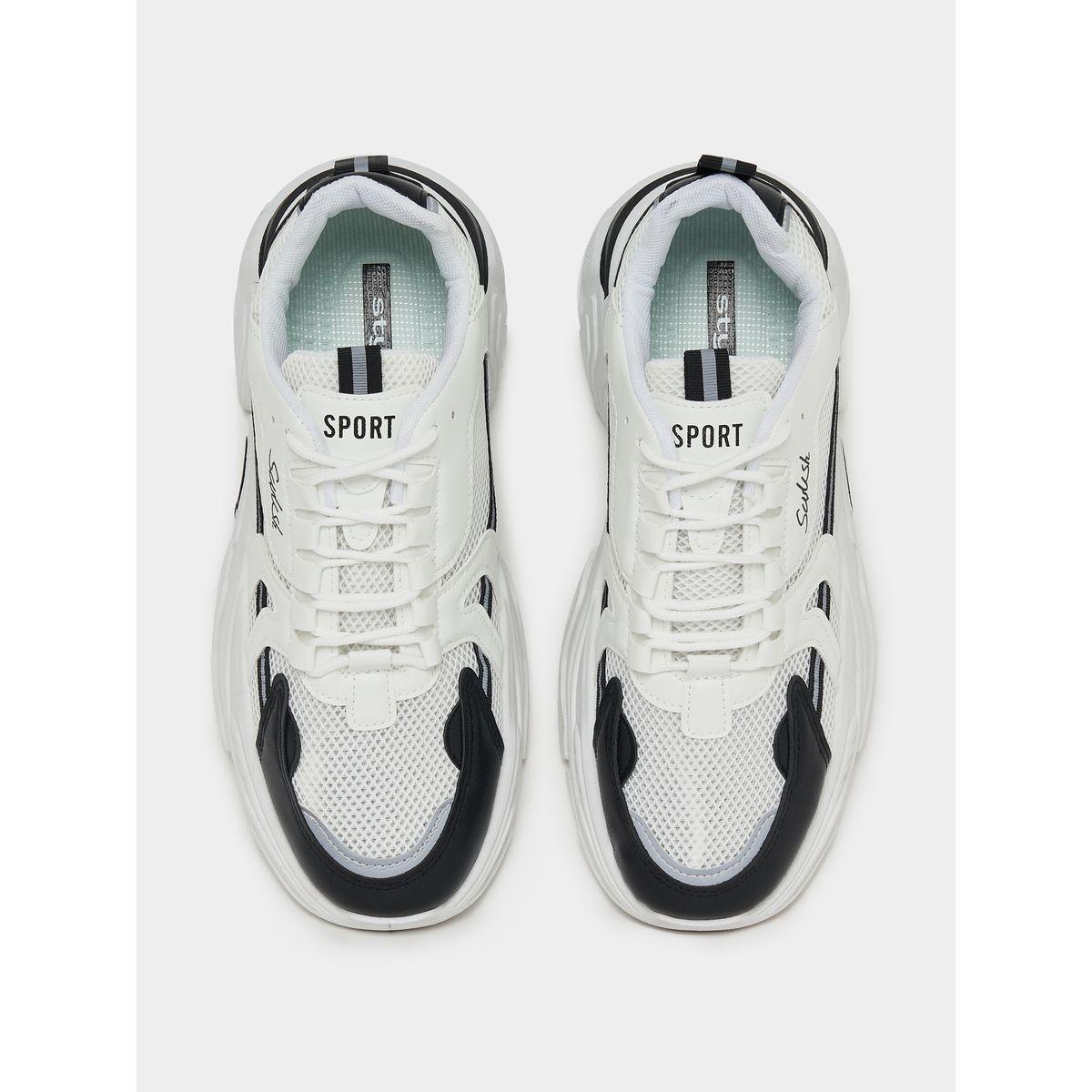 Styli Color Block Textured Chunky Sole Sneakers-men-shoes-sneakers-image-5