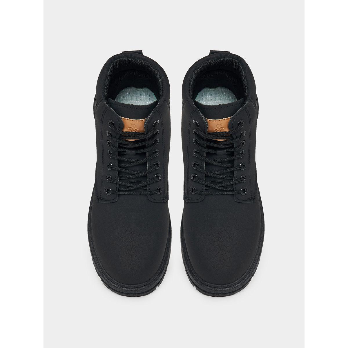 Styli Classic Round Toe Lace Up Ankle Boots-men-shoes-boots-image-5