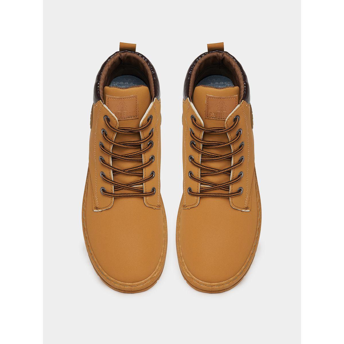 حذاء بوت كلاسيك بمقدمة دائرية ورباط غلق-men-shoes-boots-image-5