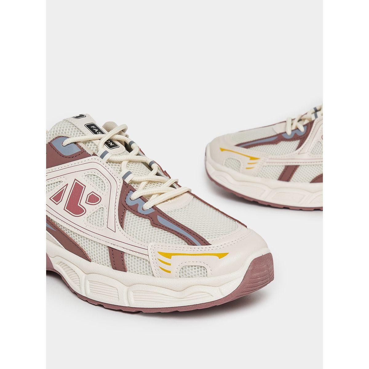 Styli Graphic Pattern Retro Chunky Sole Sneakers-men-shoes-sneakers-image-3