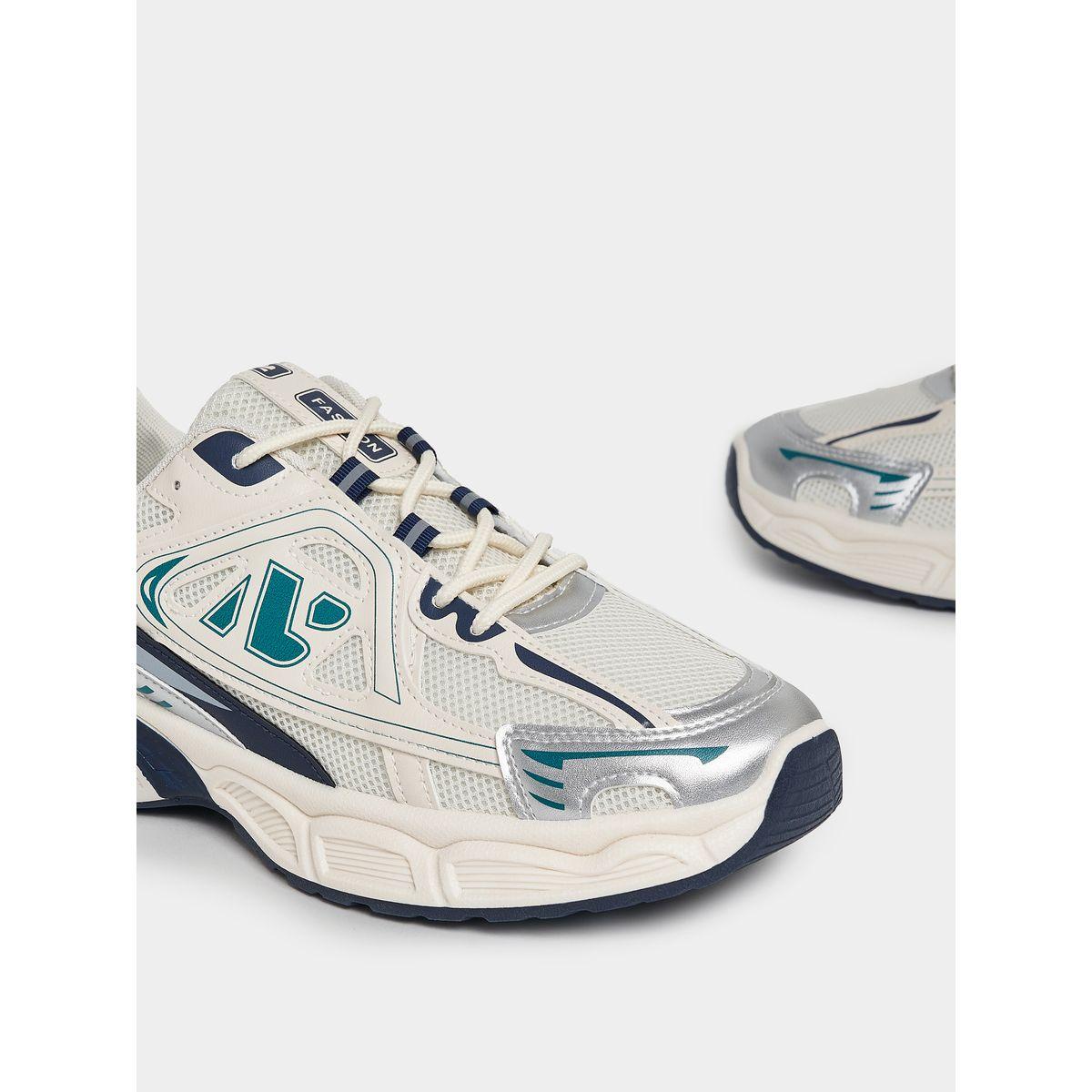 Styli Graphic Pattern Retro Chunky Sole Sneakers-men-shoes-sneakers-image-3