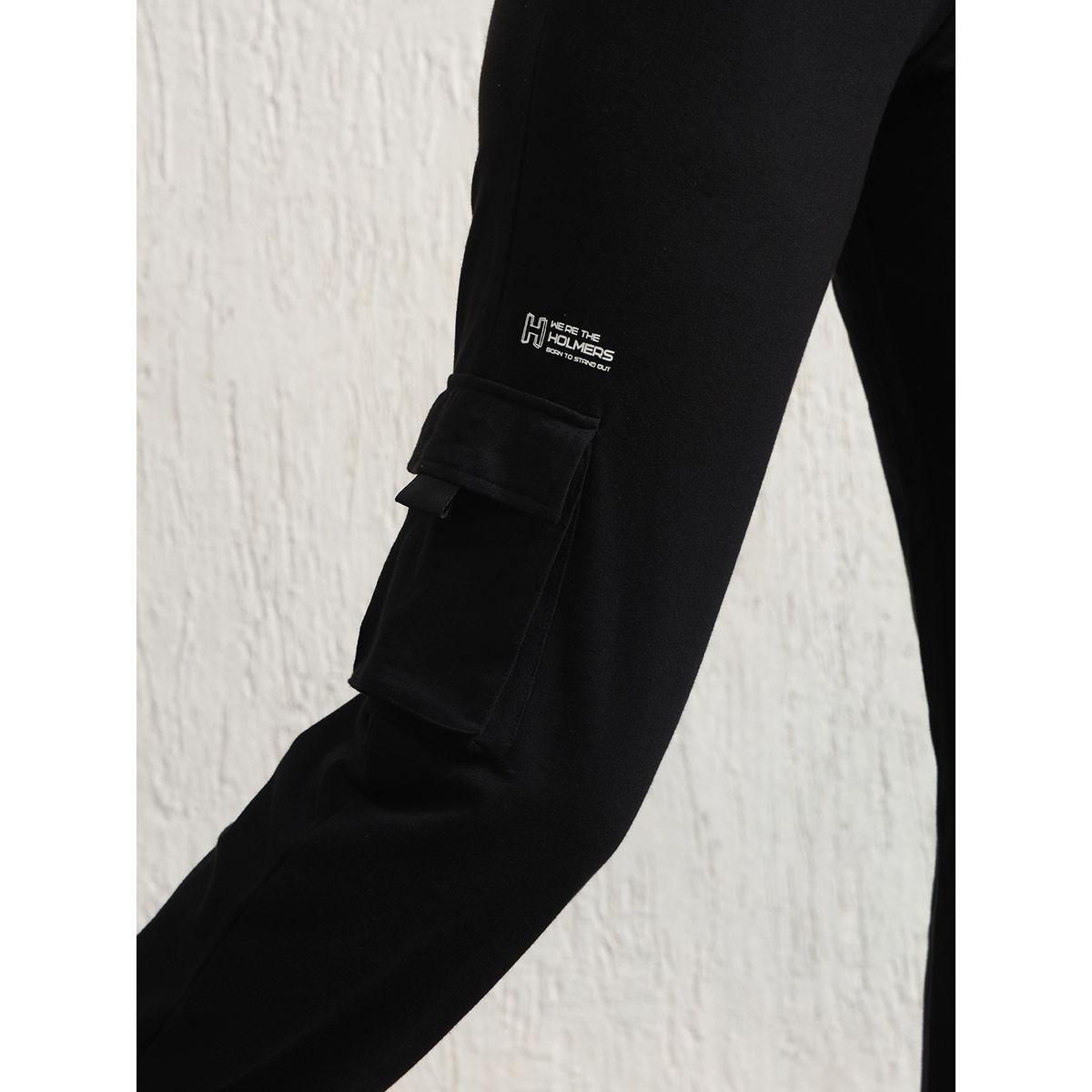 جوغر بنمط كارجو وأرجل مستقيمة بحواف مكبلة هابر هولم × ستايلي-women-clothing-bottoms-joggers-image-3