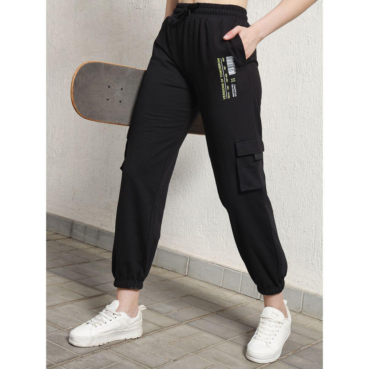 جوغر بنمط كارجو وأرجل مستقيمة بحواف مكبلة هابر هولم × ستايلي-women-clothing-bottoms-joggers-image-6
