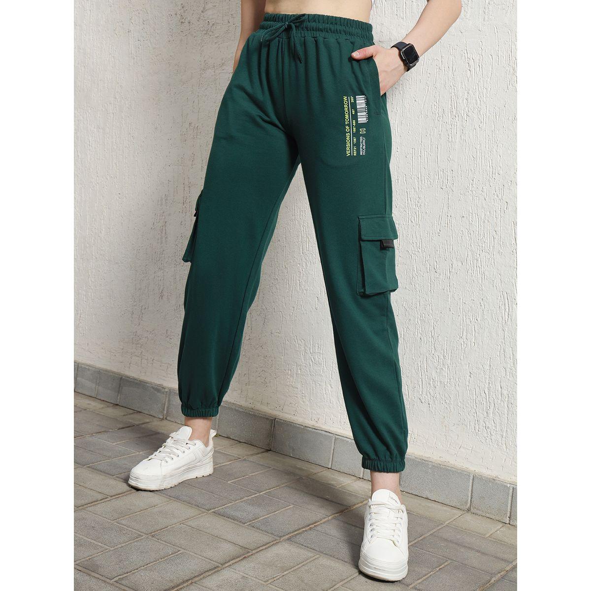 جوغر بنمط كارجو وأرجل مستقيمة بحواف مكبلة هابر هولم × ستايلي-women-clothing-bottoms-joggers-image-1