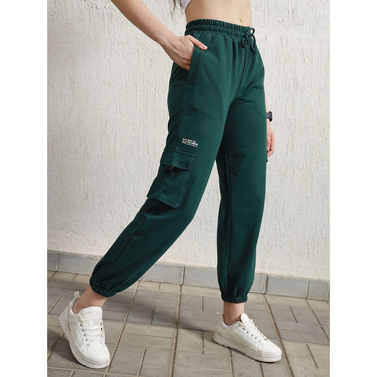 جوغر بنمط كارجو وأرجل مستقيمة بحواف مكبلة هابر هولم × ستايلي-women-clothing-bottoms-joggers-image-3