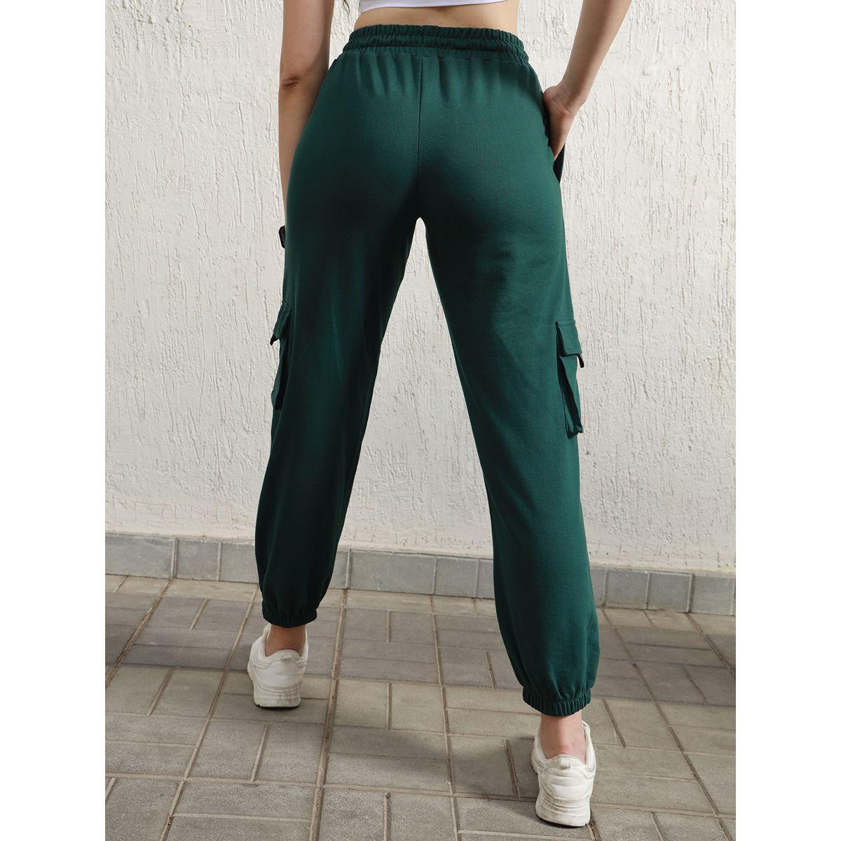 جوغر بنمط كارجو وأرجل مستقيمة بحواف مكبلة هابر هولم × ستايلي-women-clothing-bottoms-joggers-image-4