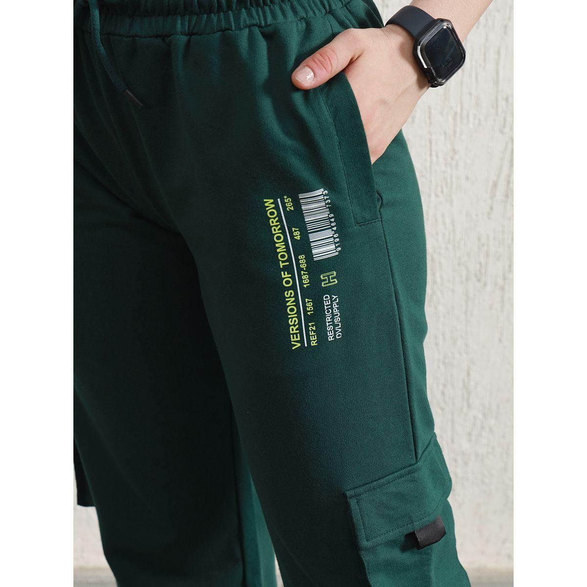 جوغر بنمط كارجو وأرجل مستقيمة بحواف مكبلة هابر هولم × ستايلي-women-clothing-bottoms-joggers-image-5