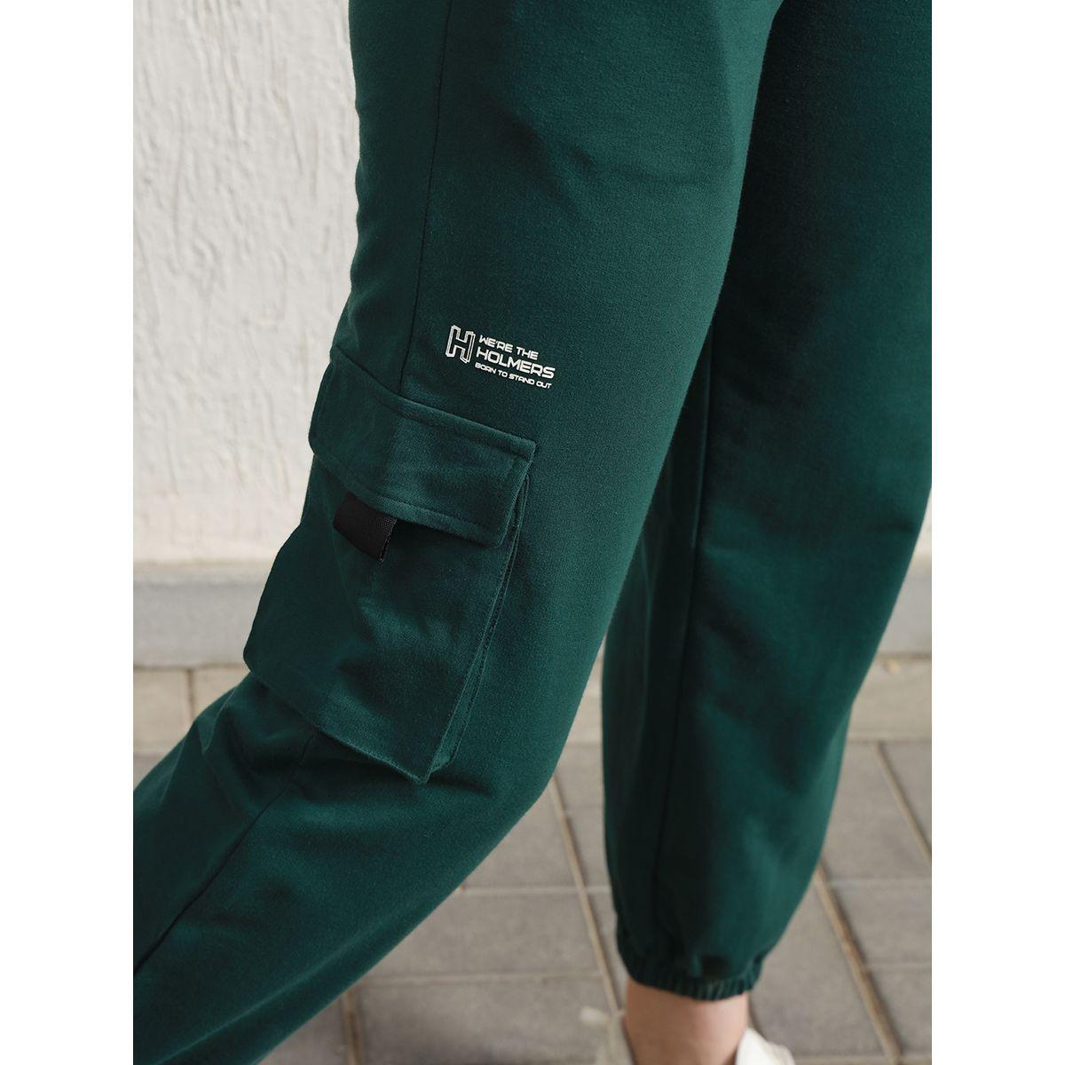 جوغر بنمط كارجو وأرجل مستقيمة بحواف مكبلة هابر هولم × ستايلي-women-clothing-bottoms-joggers-image-6