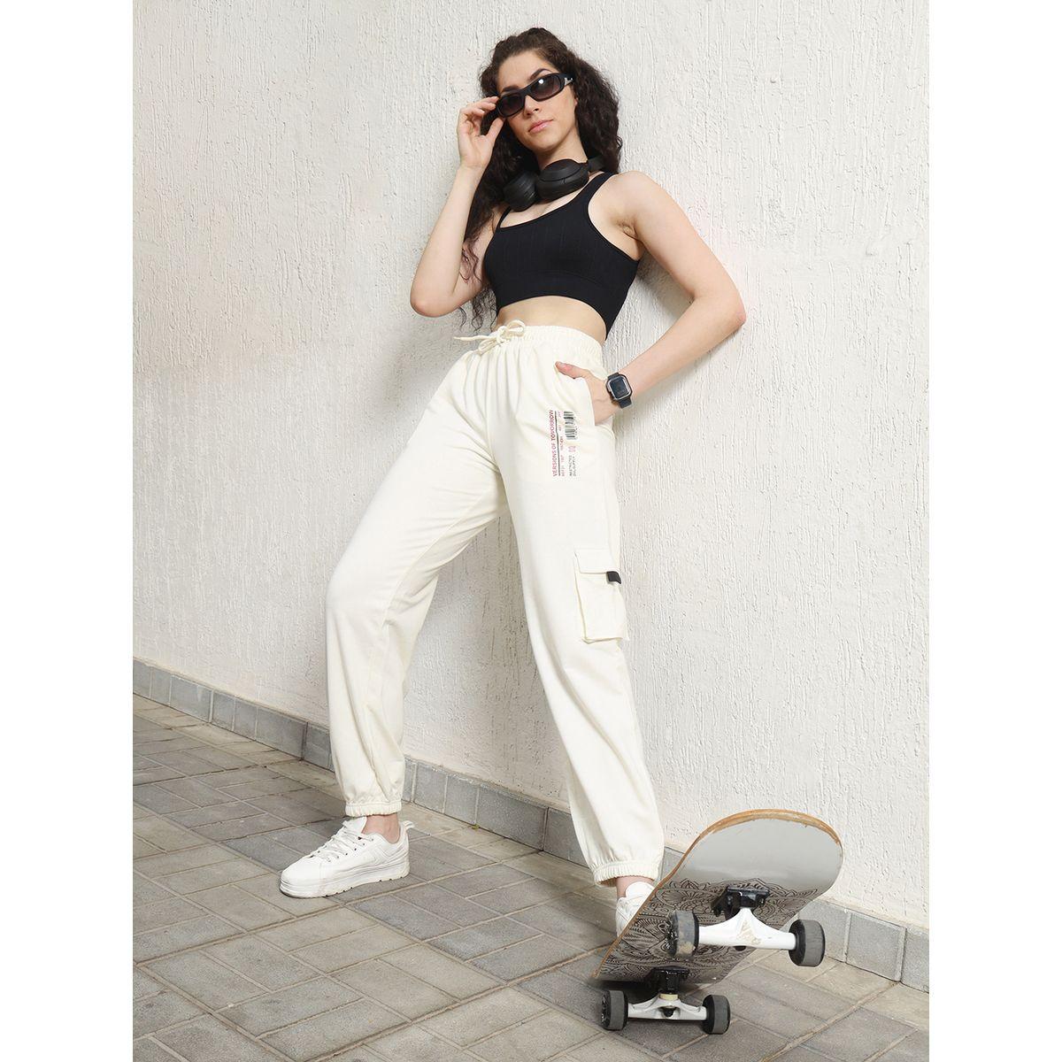 جوغر بنمط كارجو وأرجل مستقيمة بحواف مكبلة هابر هولم × ستايلي-women-clothing-bottoms-joggers-image-6