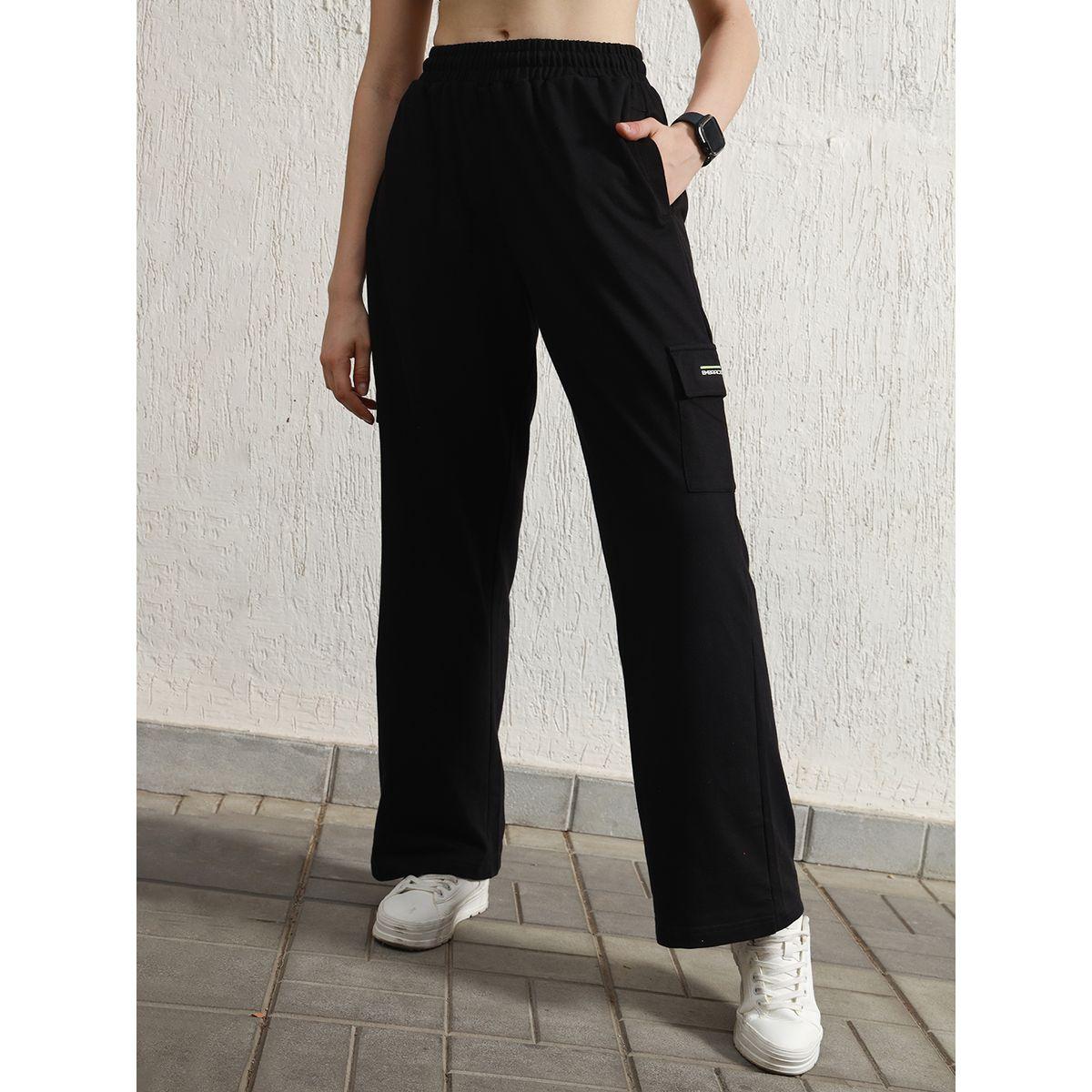 بنطال كارجو بأرجل مستقيمة وخصر عالي هابر هولم × ستايلي-women-clothing-bottoms-trousers-image-2