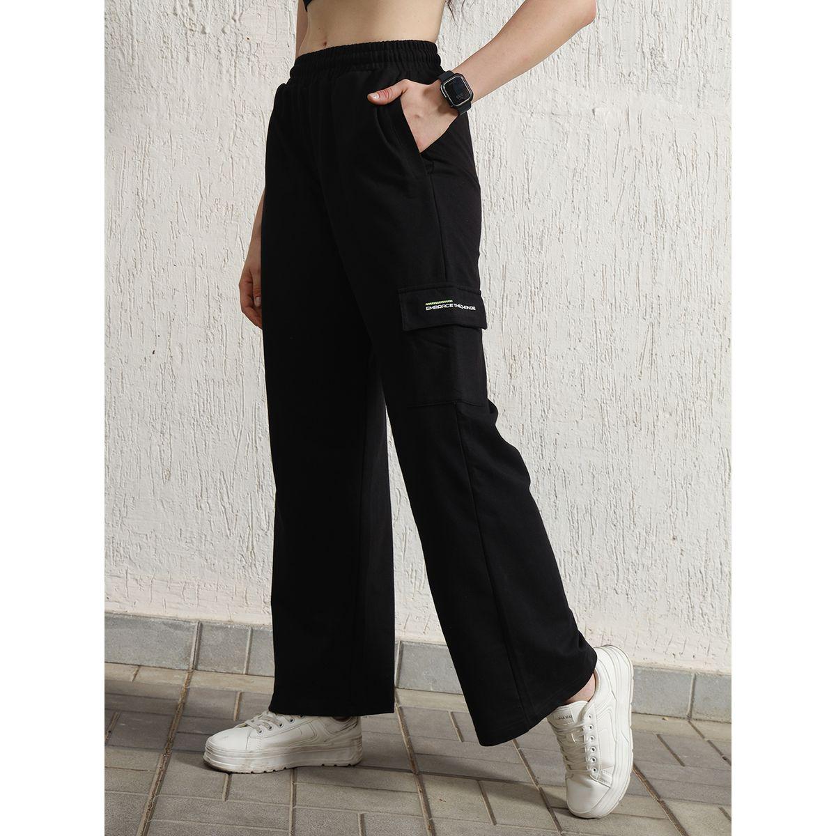 بنطال كارجو بأرجل مستقيمة وخصر عالي هابر هولم × ستايلي-women-clothing-bottoms-trousers-image-3