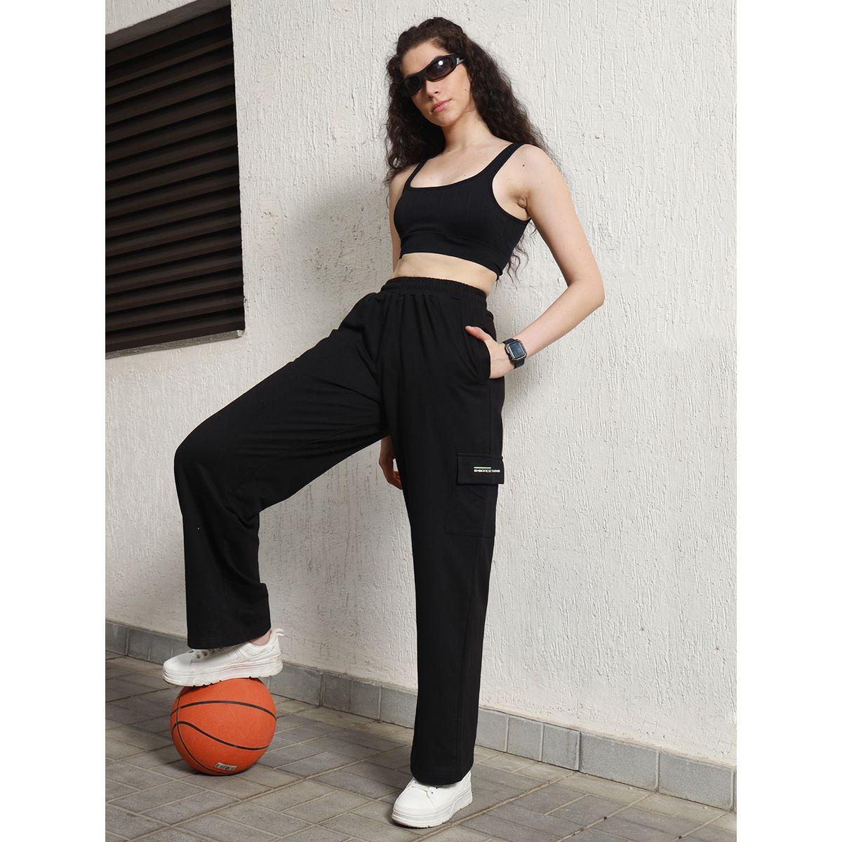 بنطال كارجو بأرجل مستقيمة وخصر عالي هابر هولم × ستايلي-women-clothing-bottoms-trousers-image-6