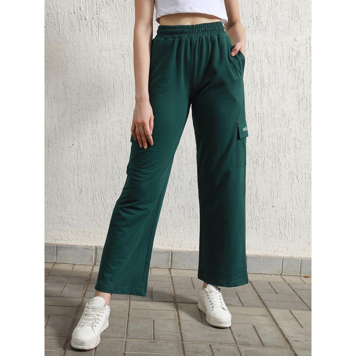 بنطال كارجو بأرجل مستقيمة وخصر عالي هابر هولم × ستايلي-women-clothing-bottoms-trousers-image-2