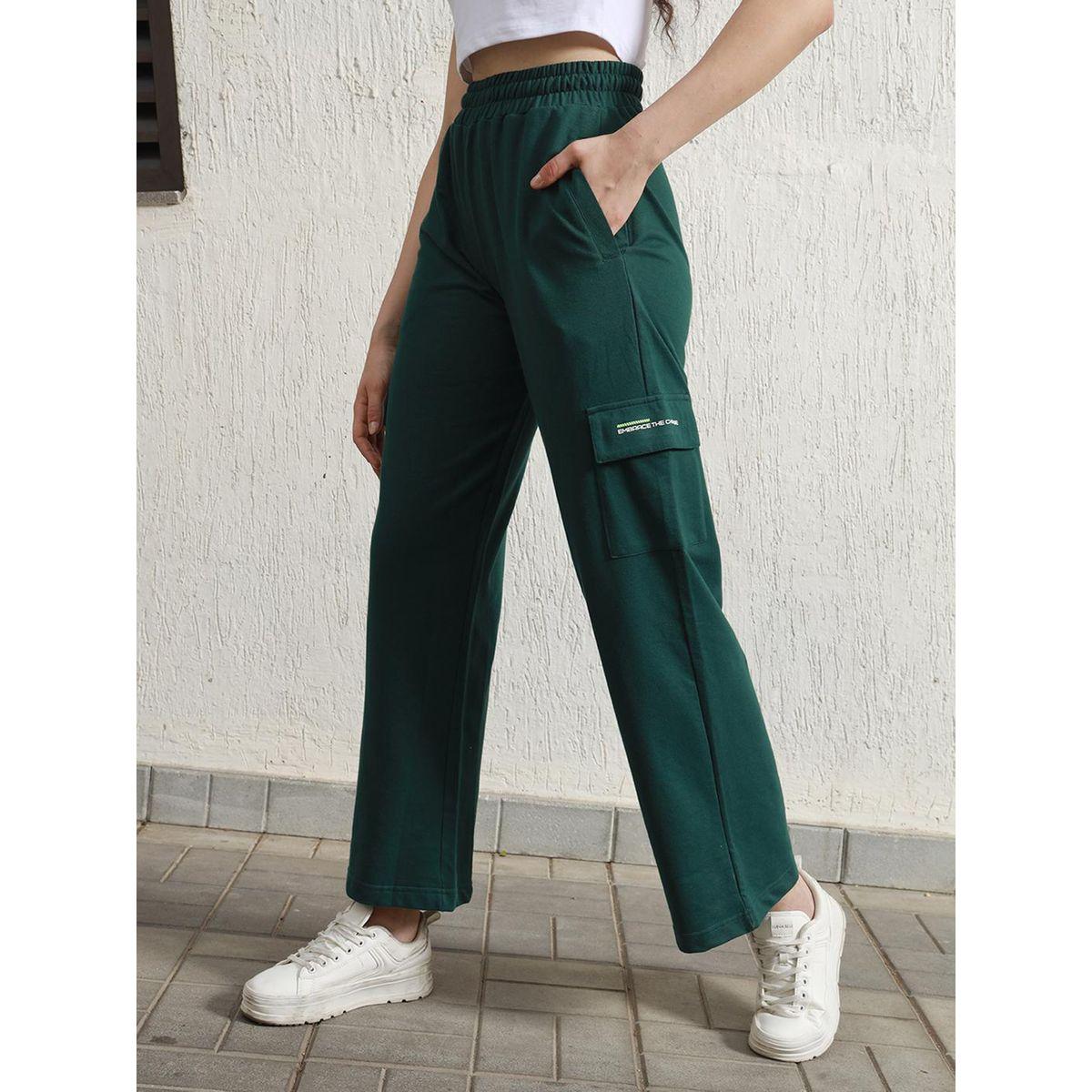 بنطال كارجو بأرجل مستقيمة وخصر عالي هابر هولم × ستايلي-women-clothing-bottoms-trousers-image-3