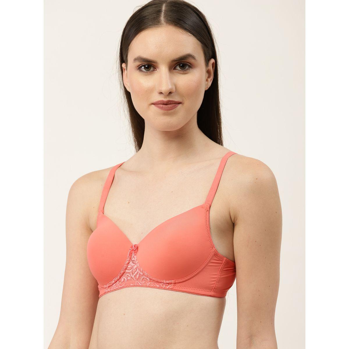 Leading Lady X Styli  Pack of 2 - Lace Design Lightly Padded T-Shirt Bra-women-clothing-lingerie-bras-image-4