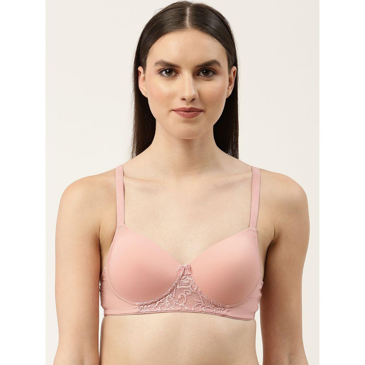 Leading Lady X Styli  Pack of 2 - Lace Design Lightly Padded T-Shirt Bra-women-clothing-lingerie-bras-image-5
