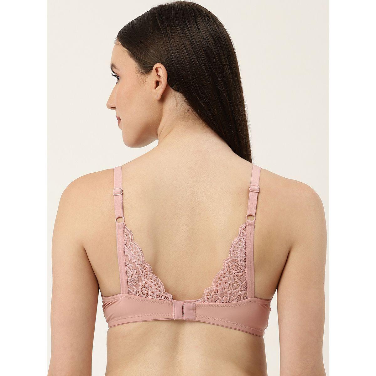 Leading Lady X Styli  Pack of 2 - Lace Design Lightly Padded T-Shirt Bra-women-clothing-lingerie-bras-image-7
