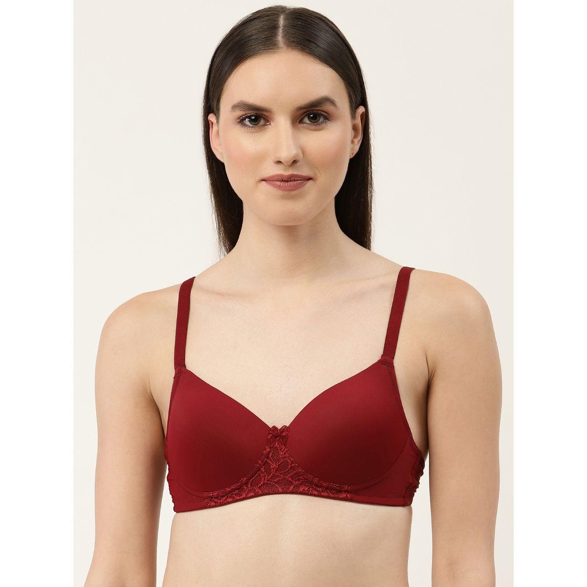 Leading Lady X Styli  Pack of 2 - Lace Design Lightly Padded T-Shirt Bra-women-clothing-lingerie-bras-image-5
