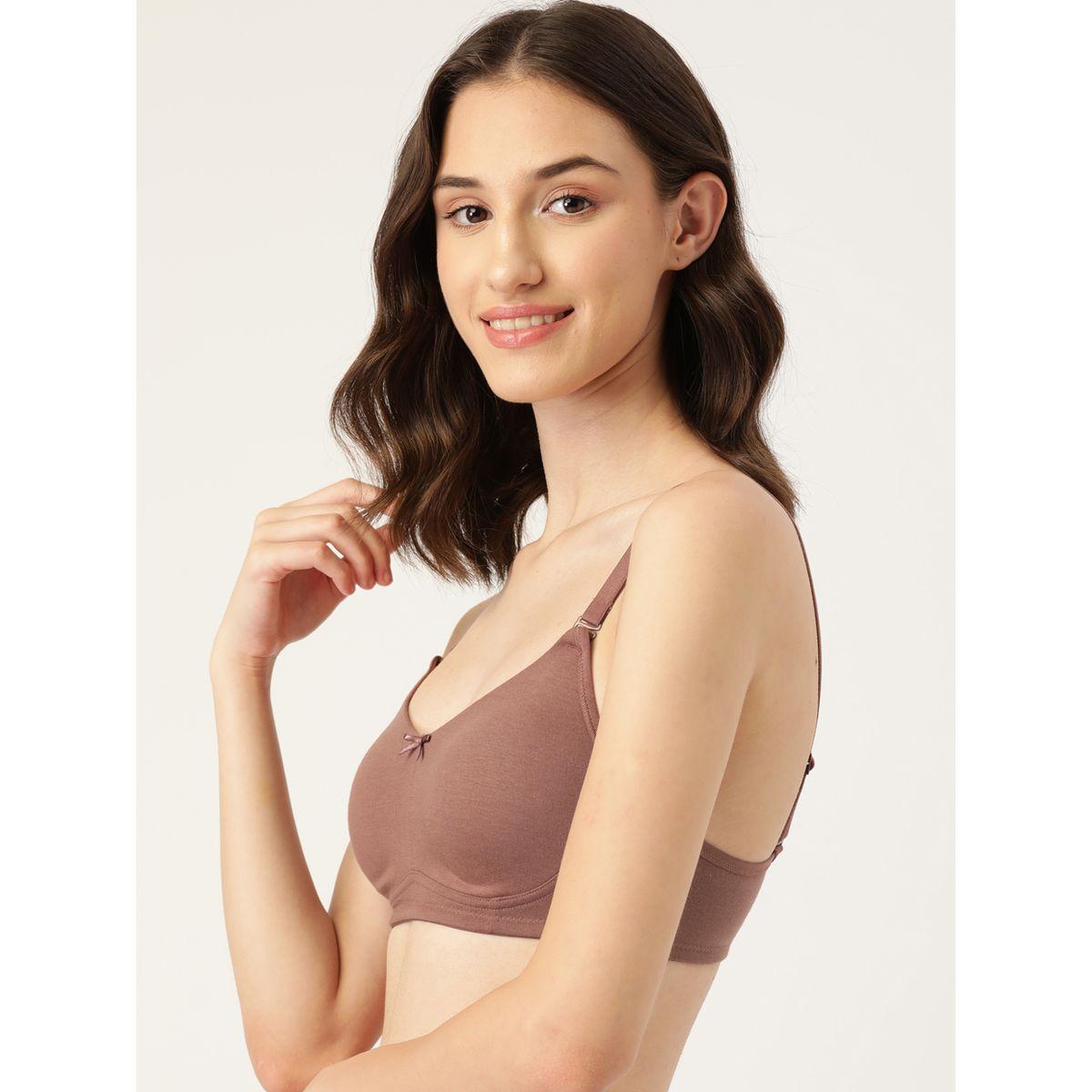Leading Lady X Styli  Pack of 2 - Solid Non Wired Cotton T-Shirt Bra-women-clothing-lingerie-bras-image-6
