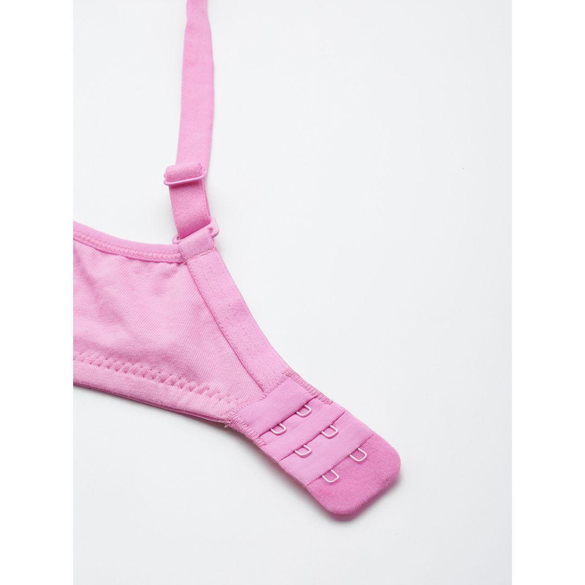Leading Lady X Styli  Pack of 2 - Solid Non Wired Cotton T-Shirt Bra-women-clothing-lingerie-bras-image-2