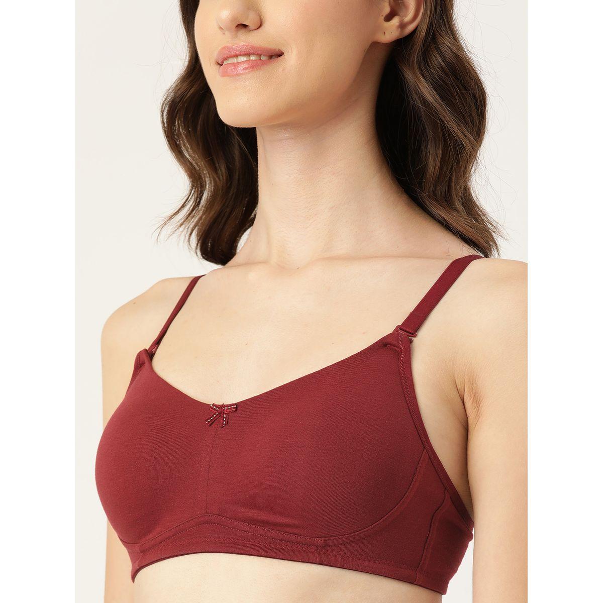 Leading Lady X Styli  Pack of 2 - Solid Non Wired Cotton T-Shirt Bra-women-clothing-lingerie-bras-image-10