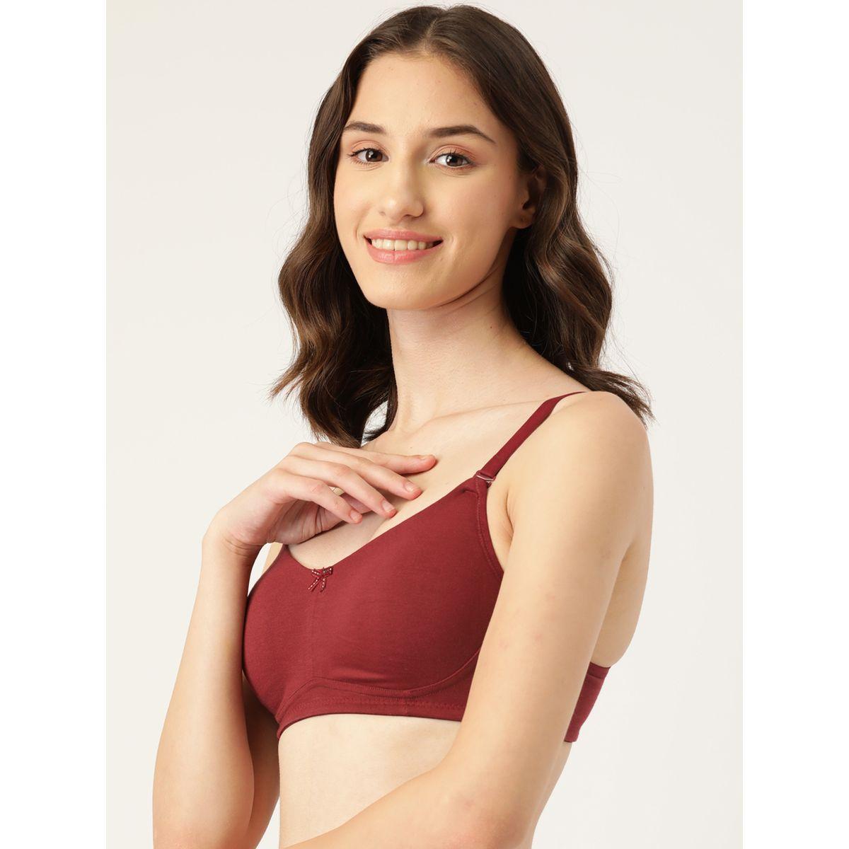 Leading Lady X Styli  Pack of 2 - Solid Non Wired Cotton T-Shirt Bra-women-clothing-lingerie-bras-image-6