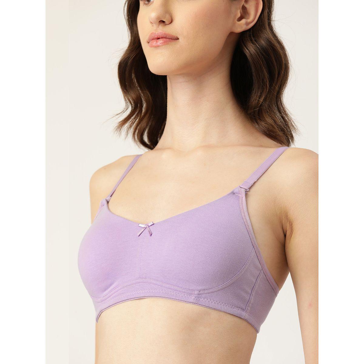 Leading Lady X Styli  Pack of 2 - Solid Non Wired Cotton T-Shirt Bra-women-clothing-lingerie-bras-image-10