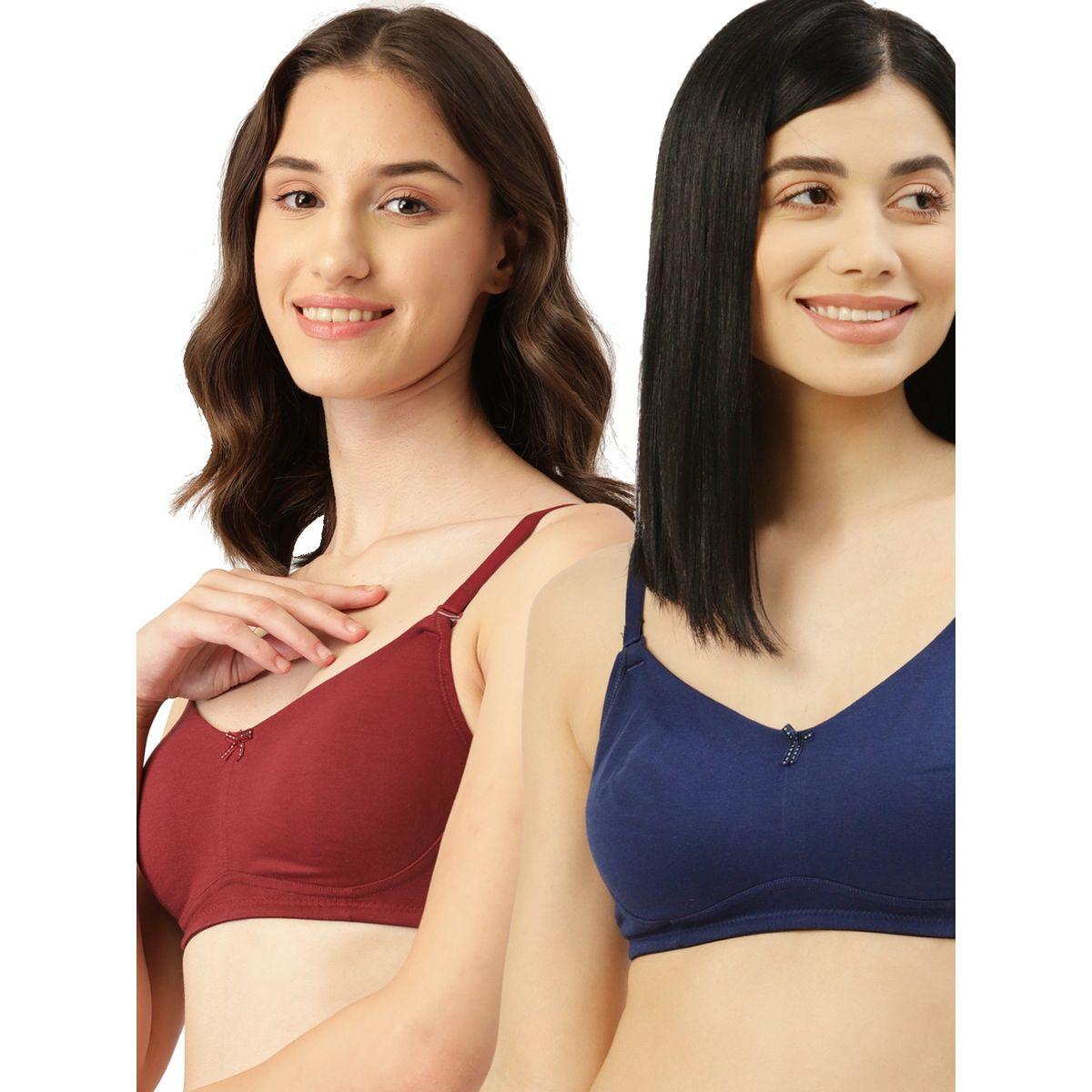 مجموعة من 2 صدرية مبطنة بتفاصيل دانتيل ليدينج ليدي × ستايلي-women-clothing-lingerie-bras-image-1