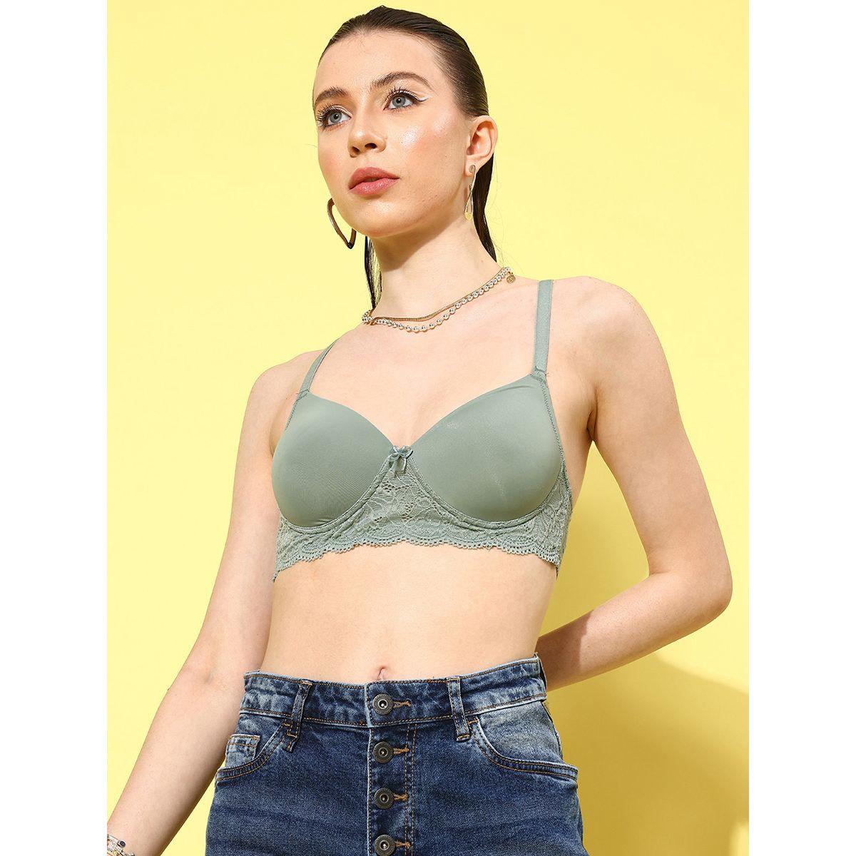 Leading Lady X Styli  Pack of 2 - Lightly Padded Lace Insert T-Shirt Bra-women-clothing-lingerie-bras-image-5