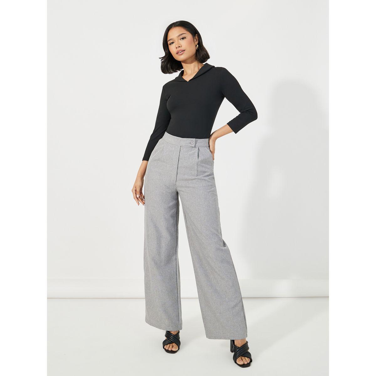 Styli Solid Fitted Collared Polo T-shirt-women-clothing-tshirts-image-3