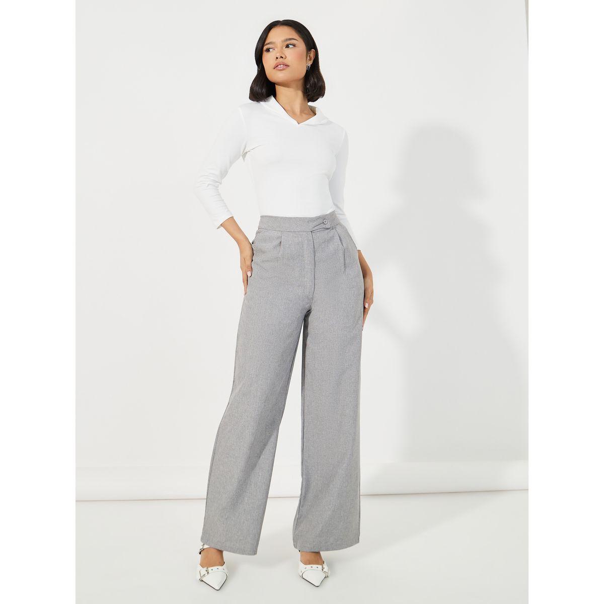 Styli Solid Fitted Collared Polo T-shirt-women-clothing-tshirts-image-3