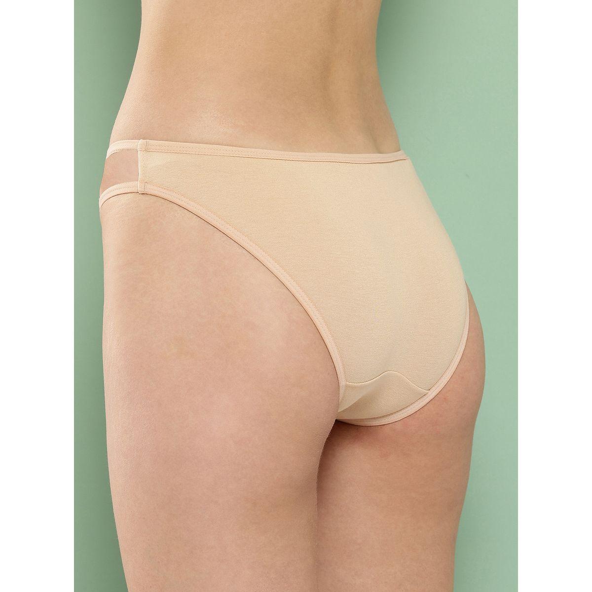 Leading Lady X Styli  Pack of 3 - Cotton Cut-Out Detail Bikini-women-clothing-lingerie-panties-image-7