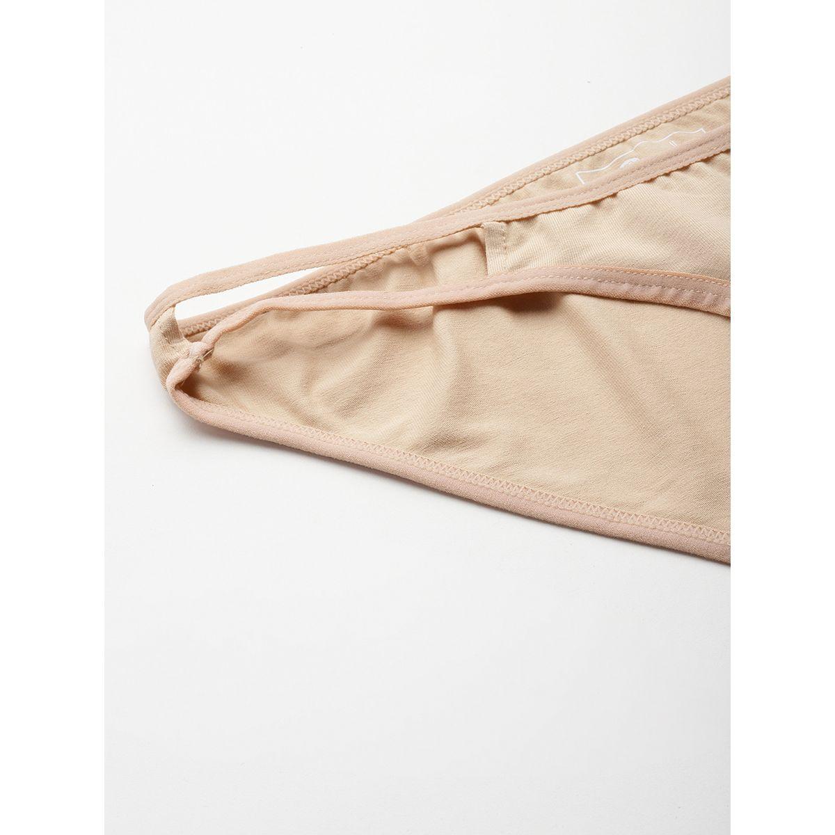 Leading Lady X Styli  Pack of 3 - Cotton Cut-Out Detail Bikini-women-clothing-lingerie-panties-image-8