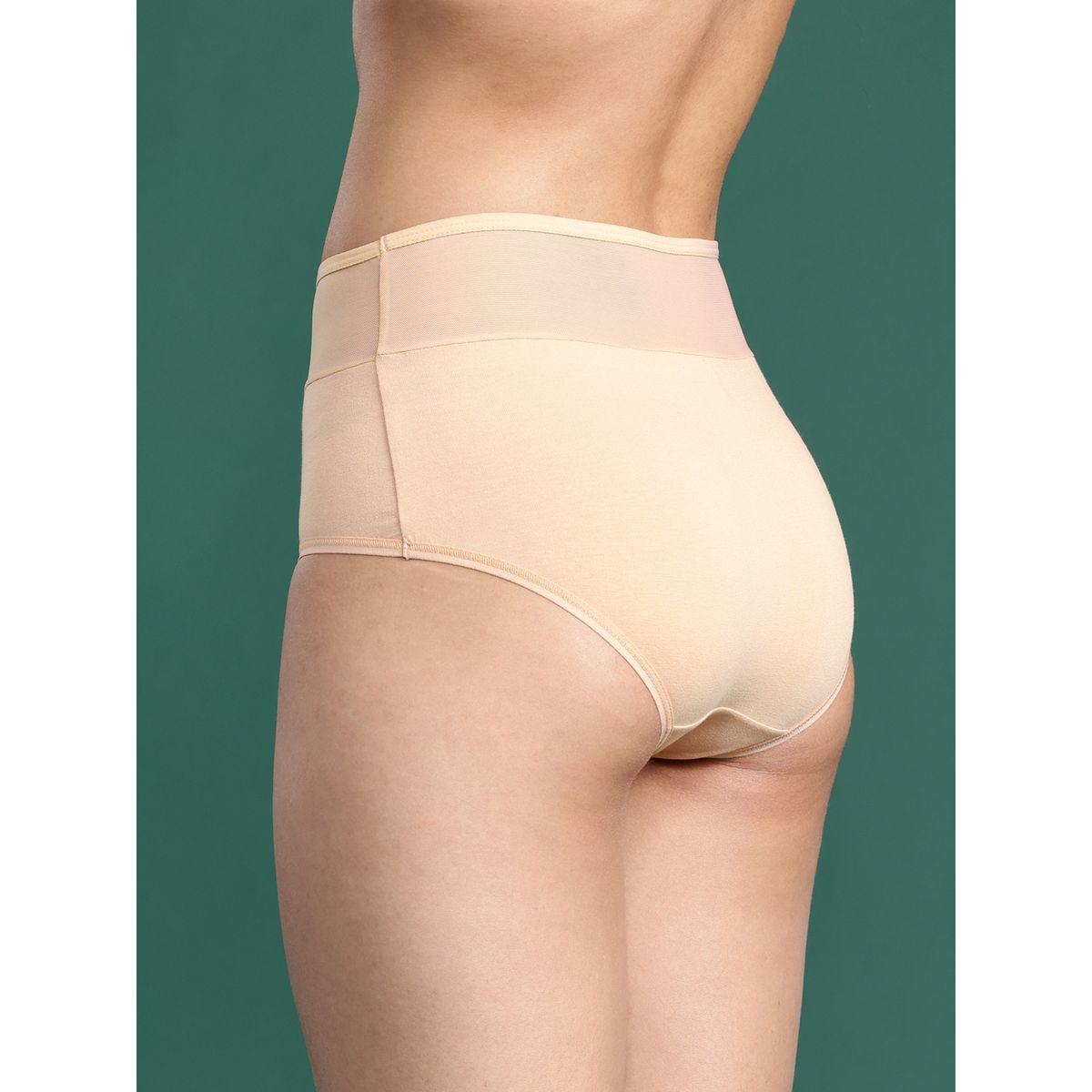 Leading Lady X Styli  Pack of 2 - Cotton Semi-Sheer Panel Hipster-women-clothing-lingerie-panties-image-5