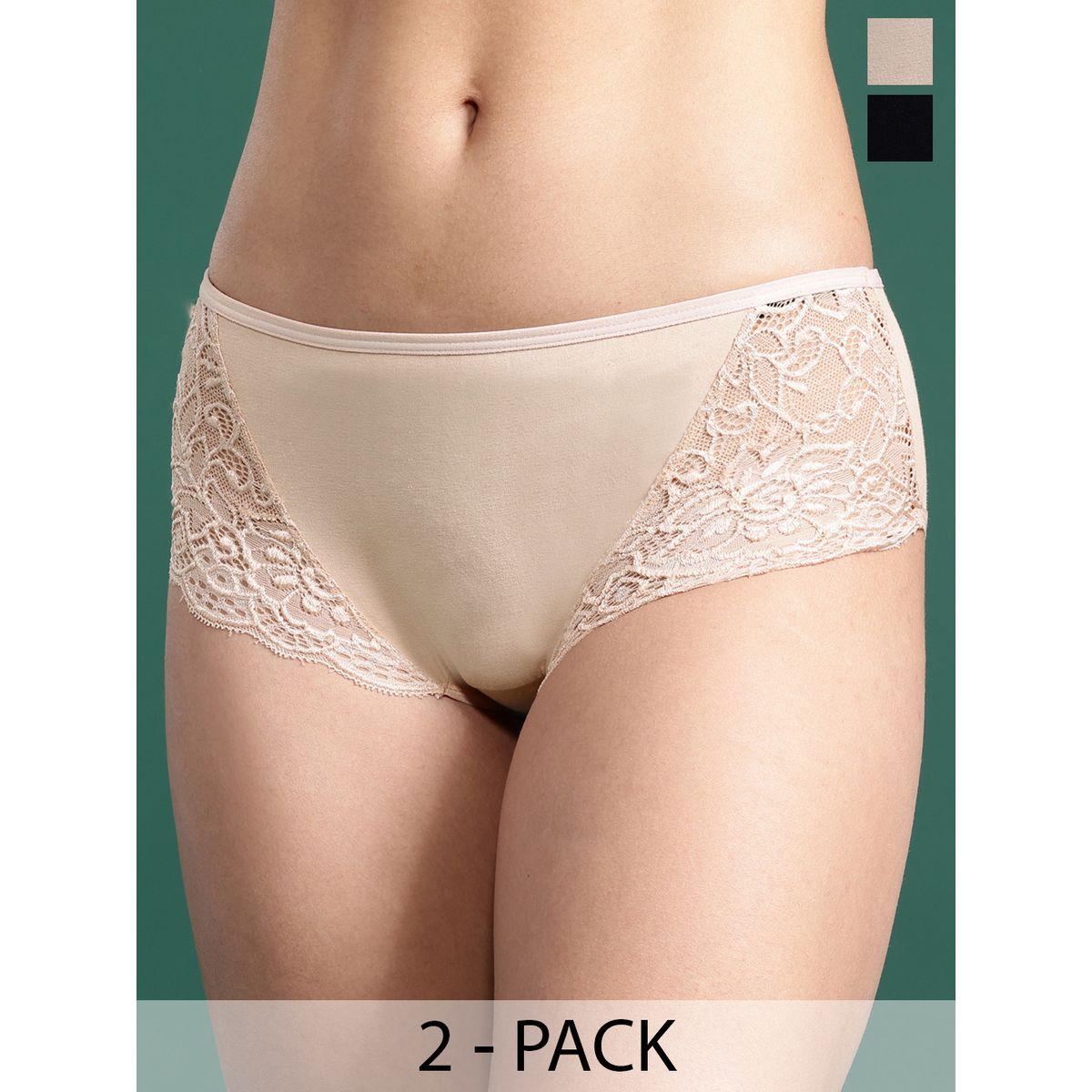 مجموعة من 2 بكيني بتفاصيل دانتيل ليدينج ليدي × ستايلي-women-clothing-lingerie-panties-image-1