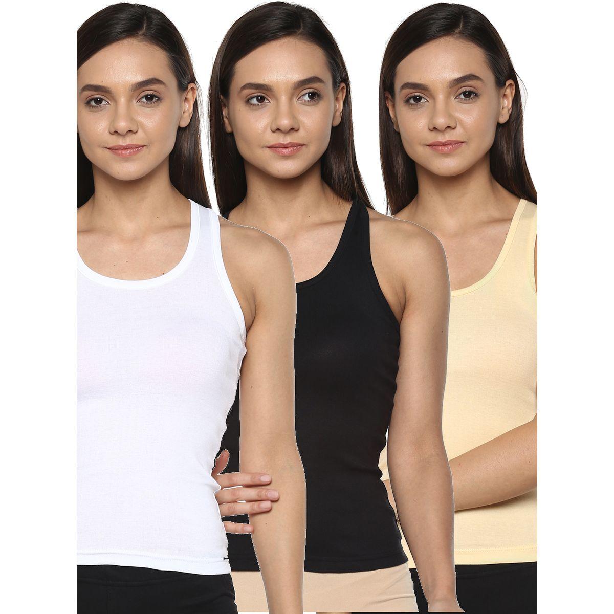 مجموعة من 3 بلوزات مُجسمة بلا اكمام ليدينج ليدي × ستايلي-women-clothing-lingerie-shapewear-image-1