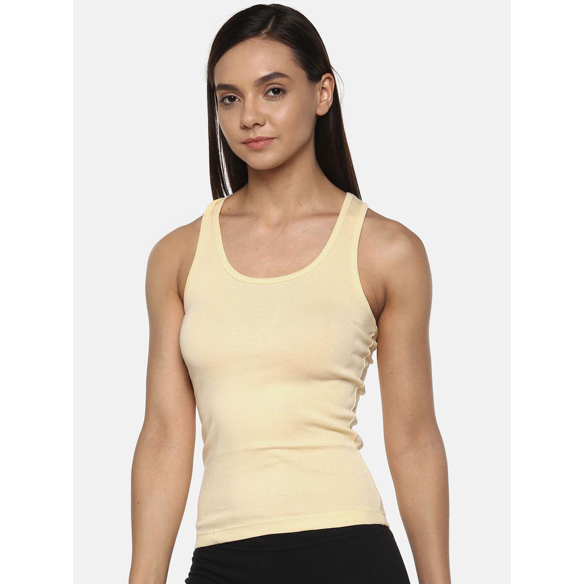 Leading Lady X Styli  Pack of 3 - Combed Cotton Body-Hugging Camisole-women-clothing-lingerie-shapewear-image-9