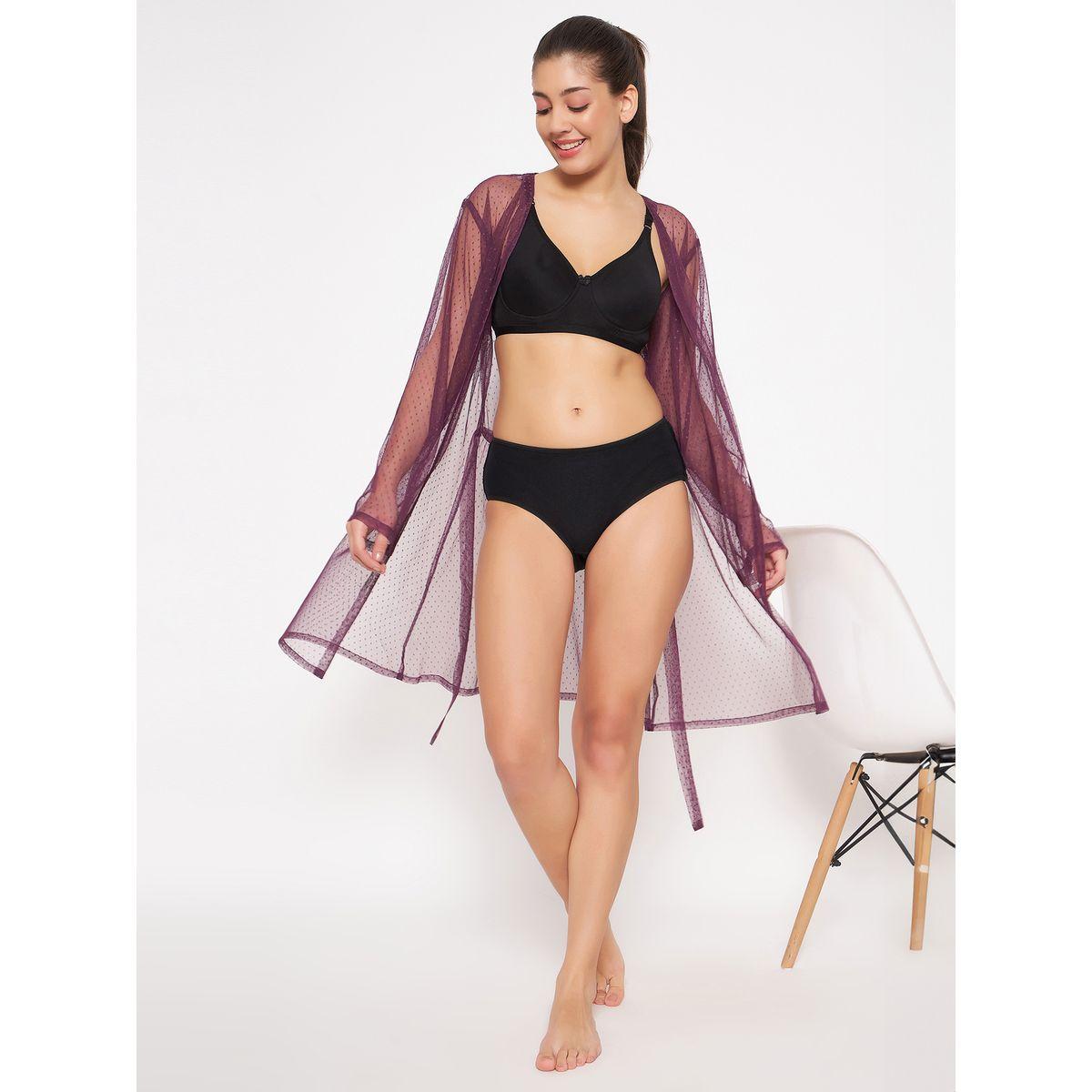 روب مزين بخيوط دوبي مع رباط كلوفيا × ستايلي-women-clothing-nightwear-robes-image-2