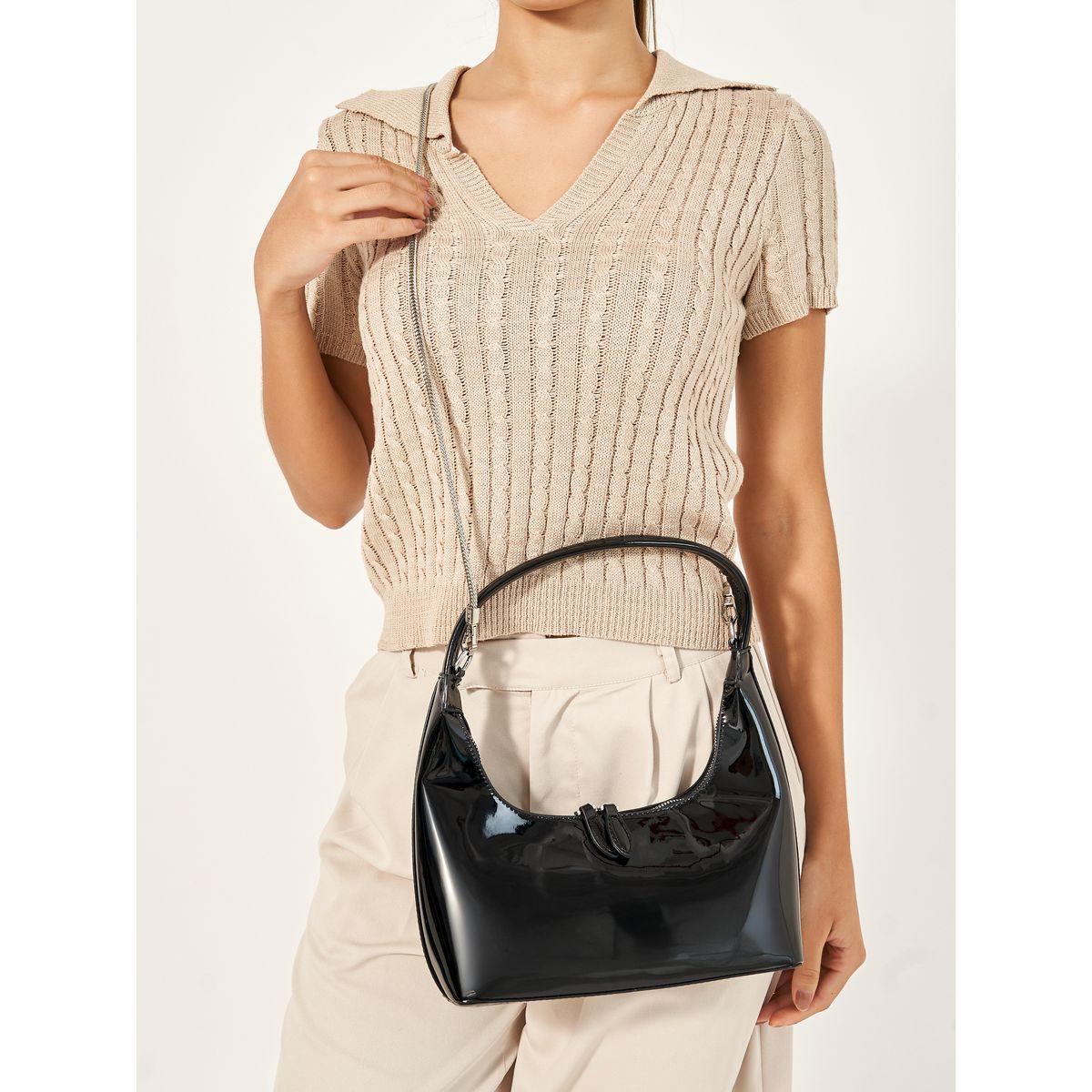 شنطة كتف بجلد صناعي وسحَّاب غلق-women-bagsandwallets-handbags-image-3
