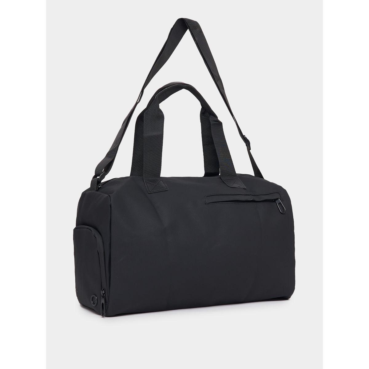 Styli Plain Gym Bag with Zip Pockets-travel-luggagesandbags-dufflebags-image-1